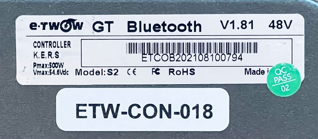 Contrôleur E-TWOW GT Premium SE NOIR V1 et GT SL (Ailettes refroidissement) Contrôleur pour GT SE V1 et GT SL

AVEC ailettes 

AVEC double sécurité

Compatible GTSE et GTSL