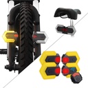 CarryBright CBX4 – Clignotants avant et arrière pour vélo, Moto, Draisienne, Trottinette avec télécommande sans fil                                              