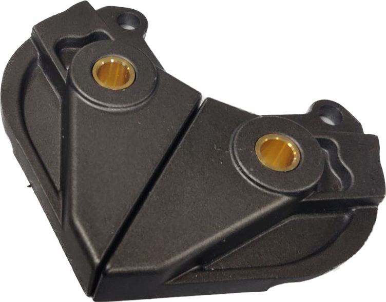 Oreille fixation plateau axe avant - Gris