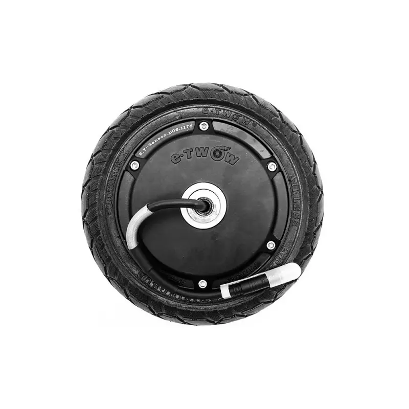Moteur noir avec pneu 200x45 pour Trottinette E-TWOW