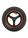 Roue avant complète gonflable 10 pouces pour trottinette électrique marque PABLO liseré orange