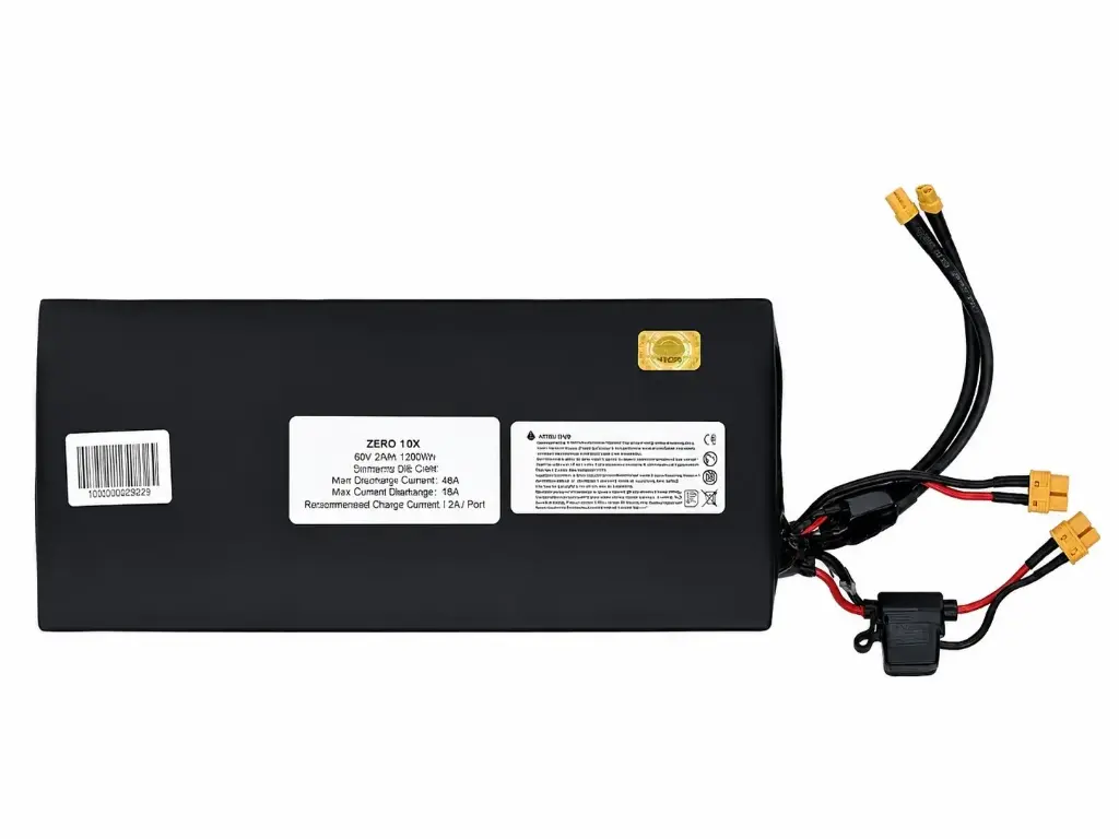 Batterie 60V 20Ah à cellules Samsung pour trottinette ZERO 10X / Z10X ref ZER-NWS-401