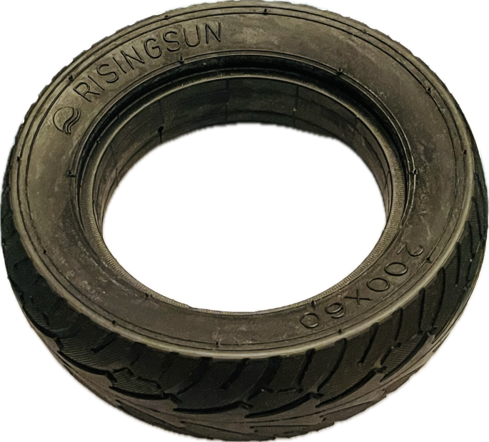 Pneu 8 pouces plein V2 - Pour ZERO, Z8PRO, DUALTRON Raptor ou Revoe Rs Max (200x60)