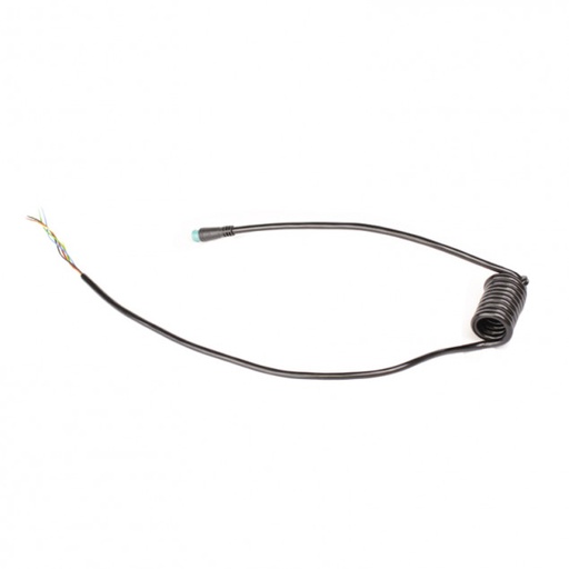 [ETW-ELE-030] Câble Spring Wire contrôleur - afficheur, fiche ronde pour GT 2019, GT 2020, GT 2020 PREMIUM, GT PREMIUM SE, GT PREMIUM SE V2