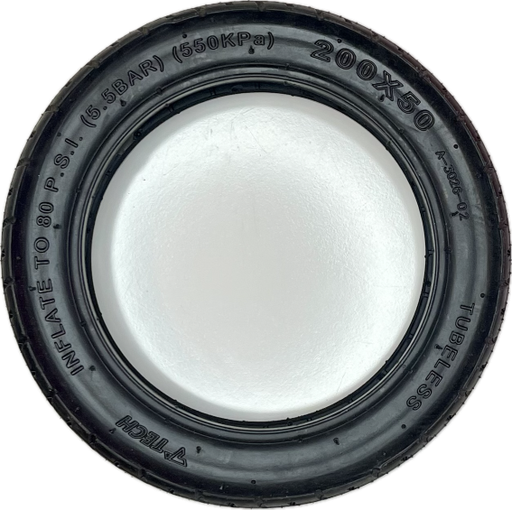 [ETW-ROU-016] Pneu arrière tubeless pour kit frein tambour à roue gonflable E-TWOW 200x50