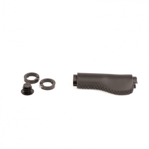 [ONE-CAR-024] Poignée de grip Noir compatible à droite et à gauche pour SCRAMBLER S (Cuir)