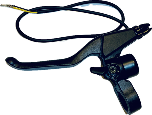 [ZPO-ROU-001] Poignée / Levier de frein gauche avec sonnette et capteur de frein pour trottinette ZERO Z8 PRO / VSETT 8, 8+